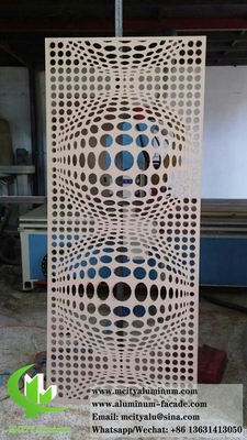 Laser gesneden metalen scherm Aluminium panelen voor plafond Voor wandbekleding Gevel decoratie