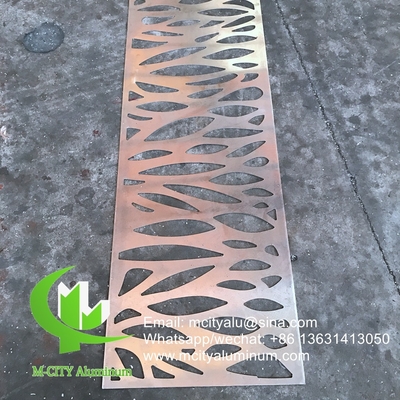 mode stijl aluminium scherm metalen gevel bekleding buigplaat 2,5 mm dikte voor gordijnwand gevel decoratie