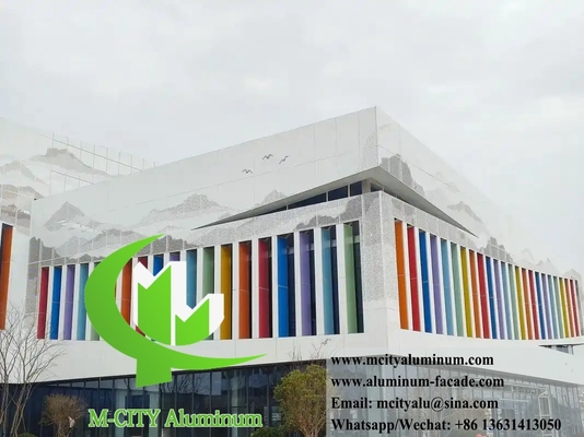 Architectonische metalen geveldecoratie 3 mm dikte