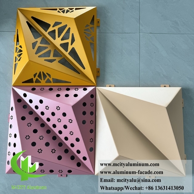 3D-vorm voor architectonische metalen bekledingsplaten