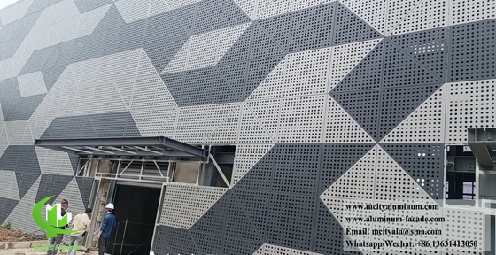 Aanpasbare kleuren en afwerkingen voor aluminiumpanele voor de decoratie van gebouwen