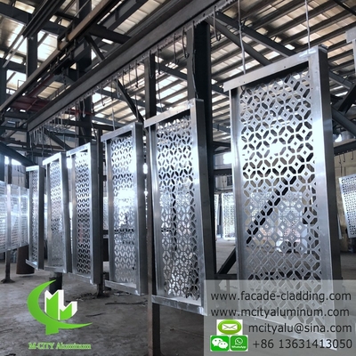 Architectonisch aluminium scherm venster met poedergecoate buitenkant