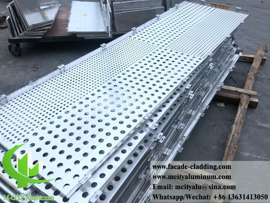 CNC geperforeerd aluminium scherm Metalen plaat aluminium paneel gevel bekleding 4 mm