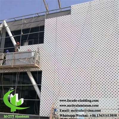 Geperforeerd Metalen bekleding architectuur gevels aluminium massief wand bekleding fabriek in China