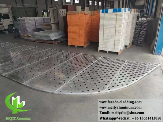 Perforated Metal Cladding Facades System Aluminium scherm Architectonisch ontwerp