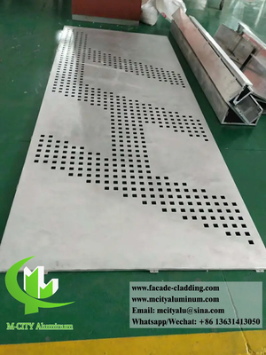 Geperforeerde metalen wandpanelen voor plafond of gevels