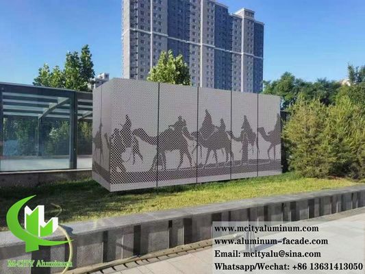 Goede prijs Buitenste geperforeerd aluminiumpaneel met 10 jaar garantie - poederbedekt en aanpasbare RAL-kleuren voor gevelbekleding online