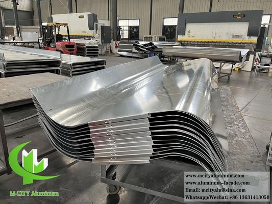 Goede prijs Solid Aluminium Panel Cladding Metal Sheet Op maat gemaakte gebogen plafondpaneel online