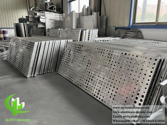 Goede prijs Geperforeerd metalen bekleding aluminium plaat gevelsysteem exportkwaliteit 3 mm online