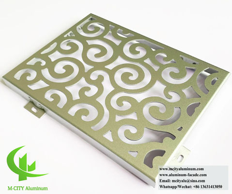 Goede prijs Poederbedekte geperforeerde aluminium bekleding 1200x2400 mm voor architectonische aluminium gevel online