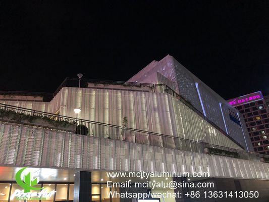 Goede prijs Geperforeerd aluminiumpaneel gevelbekleding paneel buitenste gebouw dekking voor het gebouw buiten gevel online