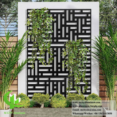 Goede prijs Poedergecoat lasergesneden aluminium paneel met aanpasbare patronen voor gevelbekleding in 1200x2400mm online