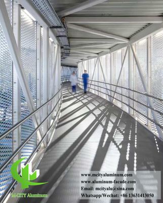 Goede prijs 2 mm dikte poedergecoat geëxpandeerd aluminium gaas voor gevelbekleding en decoratie online