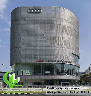 Goede prijs Aluminium bekleding metalen gevelplaat voor gebouwwandbekleding PPG verf online