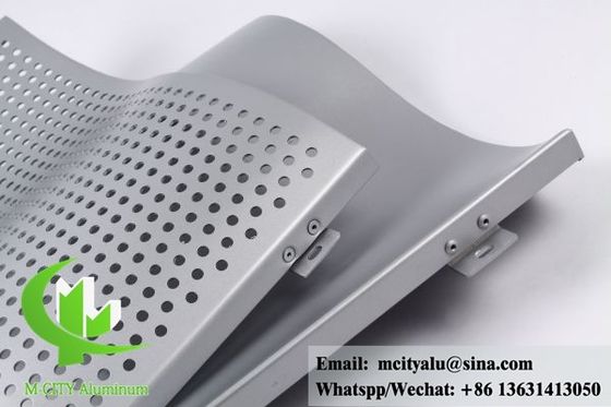 Goede prijs Poedergecoate geperforeerde aluminiumwandbekleding met lasergesneden ontwerp en aanpasbare RAL-kleuren voor gevel en plafond online