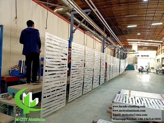 Goede prijs Lasergesneden gepoedercoat geperforeerd aluminium wandbekleding voor metalen tuinscherm online