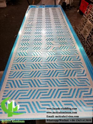 Goede prijs Poedercoated Perforated Aluminium Screen 1200x2400mm met aanpasbare patronen voor gevel en bekleding online