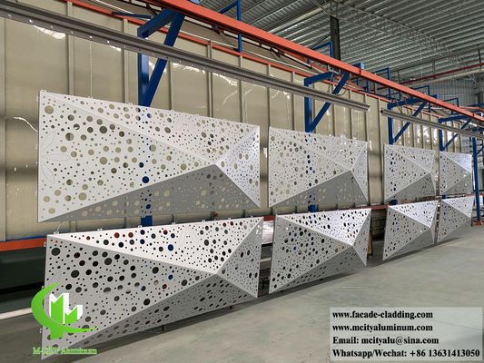 Goede prijs Solid aluminium bekleding 3D metalen gevelsysteem voor de buitenkant van de muur online