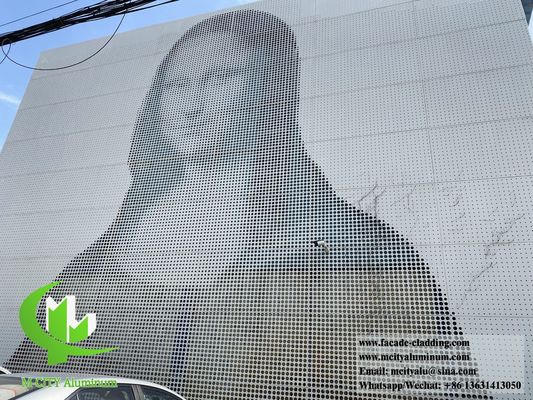 Goede prijs Verfraaiing van wandbekleding van geperforeerd metaal met massief aluminiumplaat online