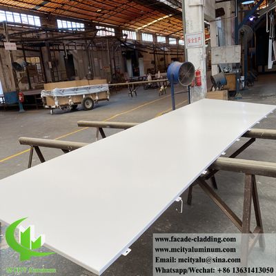 Goede prijs Poederbedekte aluminium gevel bekleding panel met aanpasbare RAL kleuren en 3 mm dikte online