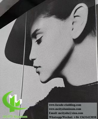 Goede prijs Perforerende metalen scherm, architectonisch aluminiumplaat voor wandbekleding online
