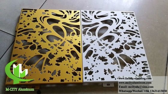 Goede prijs Architectonisch metaalplaat Aluminium decoratief scherm met PVDF coating anti roest online