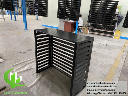 Warmtepompdeksel Gevouwen deksel Aluminium scherm voor de bescherming van de airconditioner