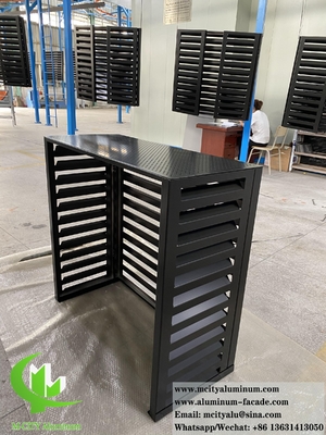 Geperforeerde aluminium hoes voor AC-scherm warmtepomp Hoes Metalen plaat met perforatiepatroon