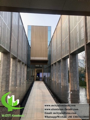 Architectonische decoratieve schermpanelen Aluminiumplaat voor buitenwandbekleding
