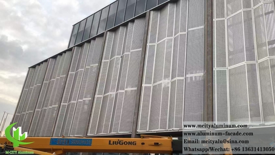 CNC-metalen bekleding Aluminium geperforeerd plaat metalen gaas voor gevelversiering