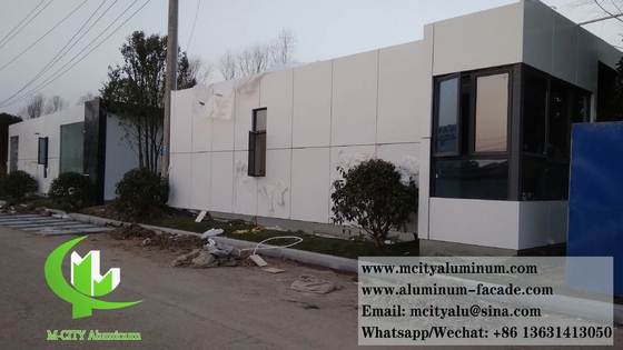 Aluminiumcomposite paneel bekleding Vaste aluminium wandpanelen