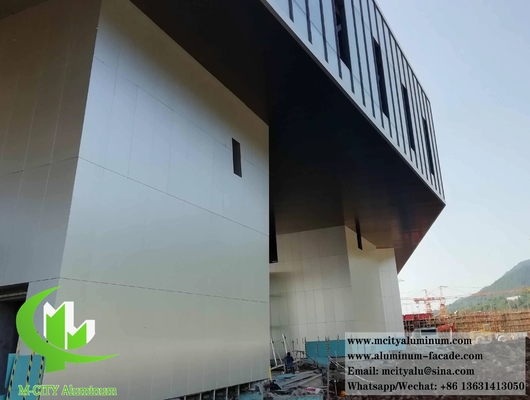 Aluminiumpaneel Muurdekoratief scherm Vaste aluminium bekleding Buitenwerk
