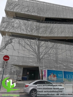 Metalen bekleding geperforeerd plaat Aluminium gevel plafond wandbekleding decoratie