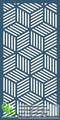 PVDF-coating metalen bekledingspaneel aluminiumplaat voor buitenmuurdecoratie