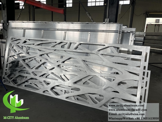 Lange levensduur Variabel ontwerp Kleur geperforeerde aluminium gevel