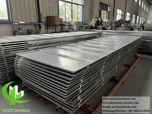 Aluminium bekledingspaneel met metaalplaat massief aluminium gevelpaneel