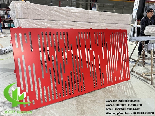 Aluminium geperforeerd gevelpaneel met een dikte van 1,5-20 mm, variabele kleuren voor B2B-aankoop
