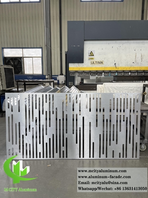 CNC-snijden metalen plaat Aluminium scherm met laser snijpatroon voor wanddecoratie