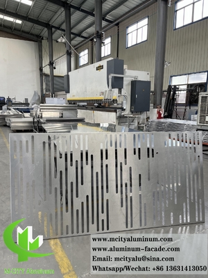 CNC-snijden metalen plaat Aluminium scherm met laser snijpatroon voor wanddecoratie
