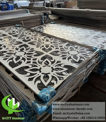 Laser gesneden metalen scherm Aluminium panelen voor gevelbekleding wand decoratie