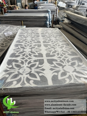 Laser gesneden metalen scherm Aluminium panelen voor gevelbekleding wand decoratie