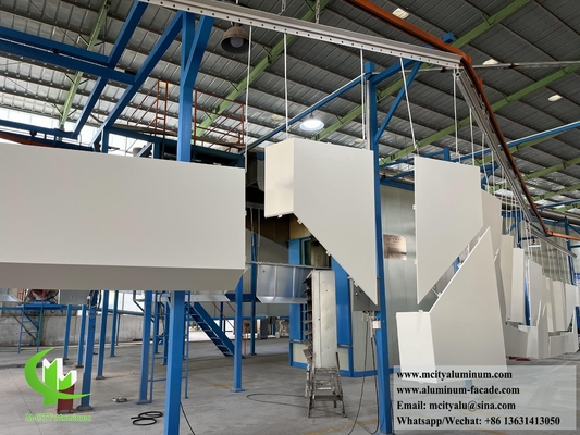Op maat gemaakte metalen bekleding Aluminiumpaneel poeder gecoat tegen roest
