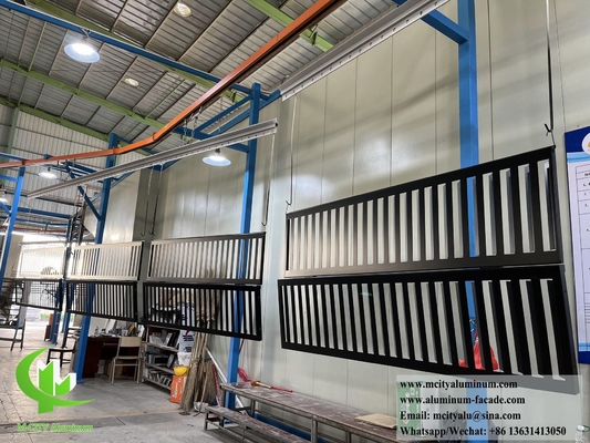 Aluminium Airconditioner Cover Warmtepomp Cover Metalen scherm Buitentoepassing