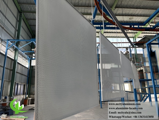 Op maat gemaakte metalen bekleding Aluminiumpaneel poeder gecoat tegen roest