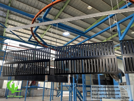 Aluminium Airconditioner Cover Warmtepomp Cover Metalen scherm Buitentoepassing