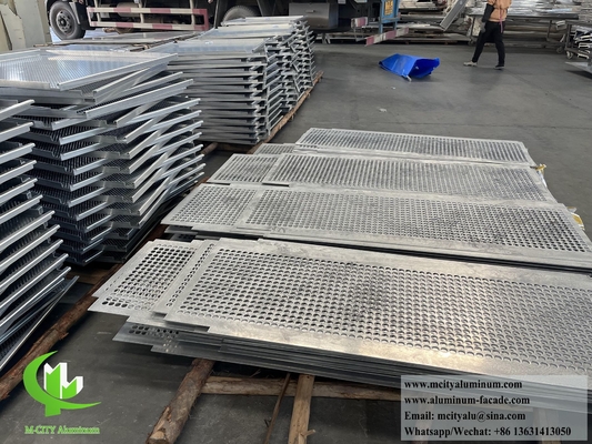 Perforerende metaalscherm Aluminiumplaat PVDF coating Anti rust