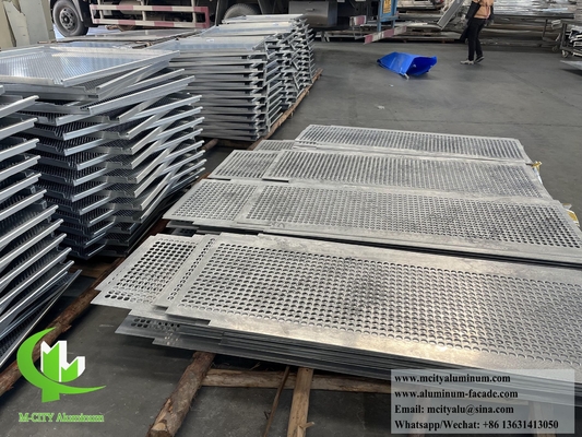 Perforerende metaalscherm Aluminiumplaat PVDF coating Anti rust