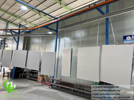 Op maat gemaakte metalen bekleding Aluminiumpaneel poeder gecoat tegen roest