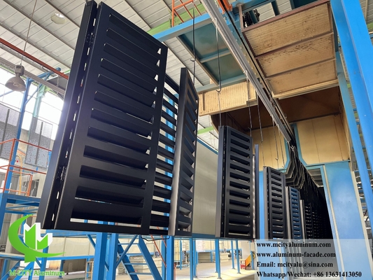 Aluminium Airconditioner Cover Warmtepomp Cover Metalen scherm Buitentoepassing