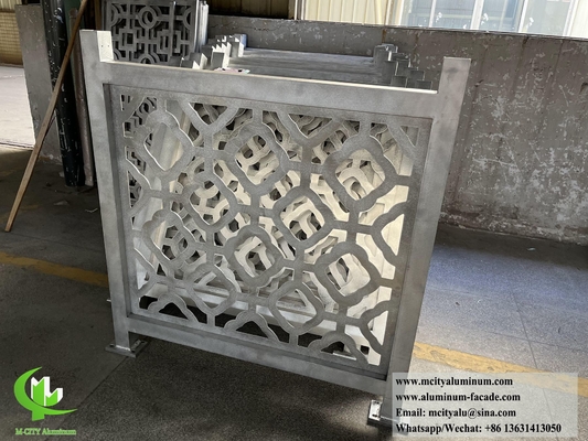Laser gesneden metaal hek Aluminium plaat met patroon 5 mm dikte Outdoor decoratie
